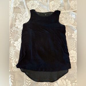 Dance & Marvel Black Layered Sleeveless Tank